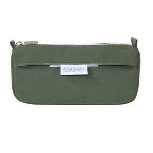 กระเป๋าใส่ดินสอผ้า Oxford พิมพ์โลโก้ได้ ความจุเยอะ ทนทาน กันน้ำ สีเบจ แฟชั่น มีช่องใส่ของ สำหรับเด็กหญิง เด็กชาย ระดับประถม - Product Image 2