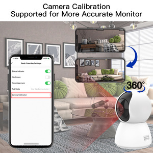 <b>Network</b> <b>Camera</b> 1920x1080p Resolution Two Way Audio Indoor Home Security Wifi Monitoring With Night Vision 10m Range - Product Image 3
