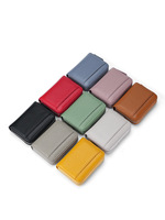 Porte-cartes en cuir véritable anti-RFID pour cartes de crédit, pièces de monnaie et cartes de visite - Capacité de 20/14 cartes