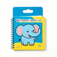 Livre de peinture à l'eau lavable Clean Magic, sans BPA, impressions exquises, fournitures artistiques écologiques pour les enfants d'âge préscolaire