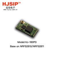 HJSIP HJ-180PD untuk Bluetooth 5.0 modul UART Port transmisi transparan IoT Chipset Chipset antena bawaan PA daya tinggi