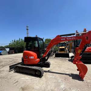 Mini-excavatrice sur chenilles d'occasion KUBOTA U35S de 3 tonnes, petite excavatrice de qualité supérieure avec moteur et pompe en parfait état de marche - Product Image 3