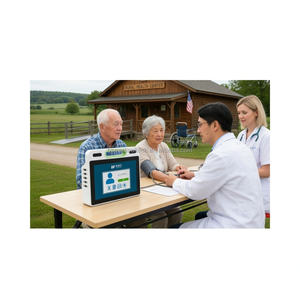 Estuche de Transporte para Quiosco de Examen Médico Huasheng, Quiosco de Salud Inteligente, Báscula de IMC, Cálculo del Índice de <span class=keywords><strong>Masa</strong></span> Corporal HS-S13 - Product Image 1