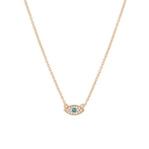 Milskye Minimalistische Sieraden 925 Sterling Zilver 18K Vergulde <span class=keywords><strong>London</strong></span> Blauwe Nanogem Boze Oog Charme Ketting Voor Vrouwen - Product Image 5