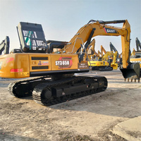 Excavator Crawler SANY Bekas 36 Ton Bersertifikat ISO EPA SY365 Mesin Penggali Tugas Berat Peralatan Pemindahan Tanah untuk Ekspor