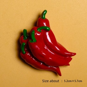 Aimants de réfrigérateur créatifs en résine 3D, fruits et légumes - Product Image 2