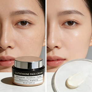 Crema per il viso di personalizzazione all'ingrosso con Niacinamide glutatione Peptide e idro Ceramide per idratante e schiarente - Product Image 1