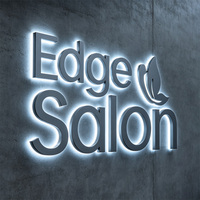 Papan Iklan LED 3D Carrey Sign Tahan Air Multi-Warna untuk Toko Ritel Luar Ruangan, Logo Dinding, Signage Bisnis