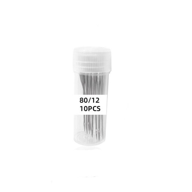 10Pcs D&D Stainless Steel Silver High Quality Domestic Sewing Machine Needles 80/12 for Singer Brother Universal Regular Needle