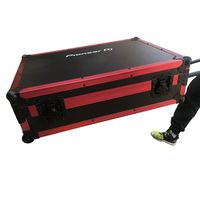 Chine Mode Strong Fabricant Noir Grand Canapé En Aluminium Flight Case Rack Dj Case Avec Tiroir Table Roues