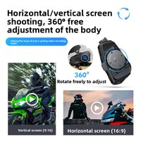 Casque de moto Q28-2X avec caméra embarquée 1080P, interphone, connexion téléphonique double, audio stéréo, appairage universel, autonomie de 55H