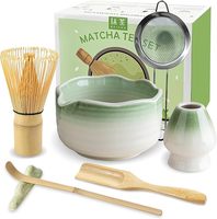 Ensemble de bols à matcha en céramique japonaise Geling Unique, kit de vente en gros d'usine, fouet à matcha en bambou Chasen