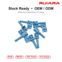 Connecteur de câble POF RR-4533ZZ sans sertissage à clipser, compatible Ruiara pour transmission de signal de contrôle/données industrielle POF 2,2 mm 1