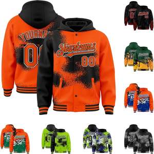 LTOCMKIY Custom Varsity Jacket Sudadera con capucha personalizada con nombre cosido Número Béisbol Letterman Jacket para hombres Mujeres Ropa deportiva - Product Image 4