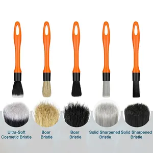 Super Clean Detailing Car Brush Set Auto Detailing Brush Cleaning Tools For Car Wash Brush Kits