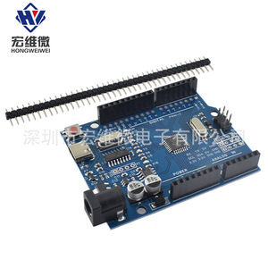 Placa de Desarrollo Hai Ruixing Uno R3 con Interfaz Tipo C Atmega328P para Proyectos Arduino - Product Image 2