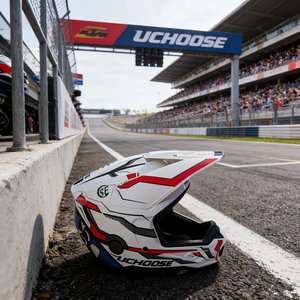 Cascos Integrales para Motocicleta DOT, Cascos de Motocross con Doble Visera, Cascos de <span class=keywords><strong>Bicicleta</strong></span> de Carreras, Cascos de Motocicleta - Product Image 1