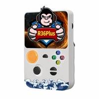 Console de jeu portable R36 Plus avec deux joysticks, écran large haute définition PSP, 10000 jeux intégrés, processeur ARM 64 bits