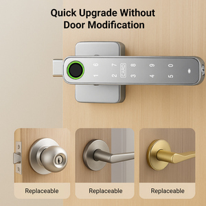 Tuya thông minh khóa vân tay cho phòng ngủ hoặc văn phòng tuổi thọ pin dài cho một năm ứng dụng kiểm soát khóa cửa - Product Image 3