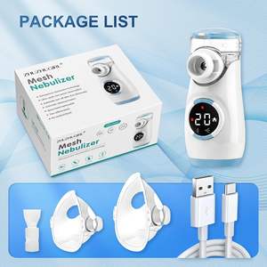 <span class=keywords><strong>Nebulizer</strong></span> Portabel Terbaru, Genggam, Kabut Dapat Diatur, Isi Ulang, Elektrik, Digital, Medis, dengan Antarmuka LED - Product Image 6