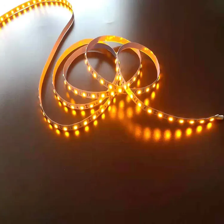 شريط مصابيح LED مرن IP67 من Jpungsun SMD 5050 شريط LED مخفف باللون البرتقالي للتنبيه بتعديل الشريط 12 فولت شريط مصابيح شريط شريط حبل