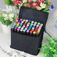 Logo personnalisé 12 24 36 48 60 100 couleurs alcool marqueur de croquis multicolore encre permanente marqueurs de dessin stylos pour la création d'art
