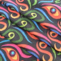 Tissu en rayonne à imprimé floral personnalisable pour robes femme et fille – Doux, confortable, écologique, léger et respirant
