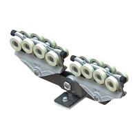 Nouveau chariot à faisceau principal de grue flexible avec bloc suspendu de charge de rail d'alliage d'aluminium-matériel marin
