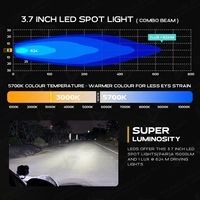 Projecteur LED RGB Cube de 4 pouces pour montage sur capot, pilier A, ou en fosse, pour camion, Jeep, UTV, ATV, Tacoma, Bronco, Polaris RZR Pro, Can-Am X3, tout-terrain