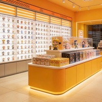 Tables de présentation de vente au détail durables et imperméables avec éclairage LED personnalisé Yoshing pour les magasins de jouets et les papeteries - Design écologique
