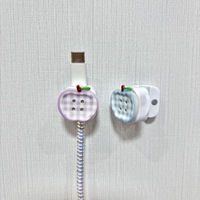Protector de Cable de Carga USB de Acrílico con Diseño de Frutas de Dibujos Animados Personalizado, Cubierta Antirrotura para Cable, Organizador de Cables para Teléfono, Ideal para Regalo