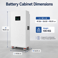 Аккумуляторная батарея LiFePO4 48В 16кВтч для солнечных систем, 16S EV MB31 314Ач с JK Smart BMS 200А, на колесах, для автономных систем накопления энергии