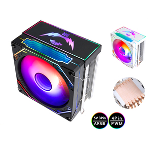 Qiuzaim 120Mm Argb Fan 12th I7 I5 CPU Cooler Am5 Tháp 6 Ống Nhiệt Tối ưu Cho LGA 1700 Am4 Tương Thích Máy Tính Để Bàn <span class=keywords><strong>PC</strong></span> Hệ Thống - Product Image 1