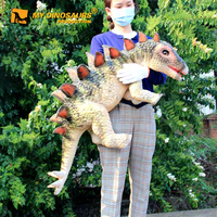 Benim Dino robot bebek silikon dinozor Stegosaurus kukla