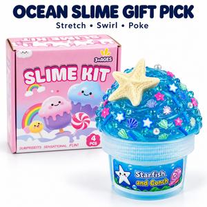 Jouets éducatifs amusants pour enfants, DIY, jouets moelleux, pâte à modeler créative, slime, vente en gros, pas cher, Kawaii, ensemble de divertissement Puff Entertainment - Product Image 4