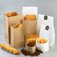 Sac en papier Kraft personnalisé, 20 pièces, sans poignée, cadeau pour Shopping, marron