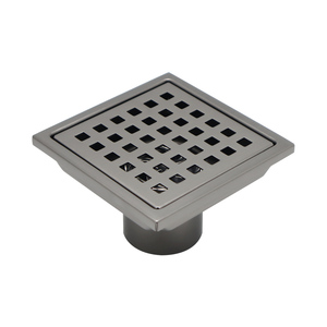 Guida 71001303 4 inch 304 thép không gỉ vuông vòi hoa sen xả có thể tháo rời Grate bìa chống mùi Vàng ban công thoát nước <span class=keywords><strong>s</strong></span>àn phòng tắm - Product Image 1