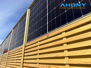 垂直両面ソーラーフェンシングシステム発電所太陽光発電モジュール家庭用スイミングプール家畜農場 - Product Image 6