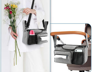 Bolsa Organizadora Universal para <span class=keywords><strong>Cochecito</strong></span> al por Mayor con Portavasos, Correa para el Hombro, Gran Capacidad de Almacenamiento, Fabricante OEM, Accesorio para <span class=keywords><strong>Cochecito</strong></span> - Product Image 6