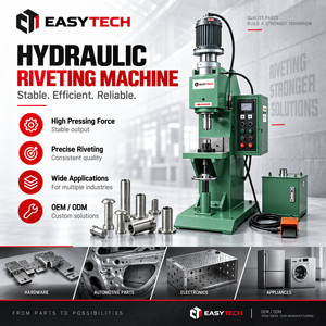 2026 Easytech OEM Máquina Remachadora Orbital de Sobremesa de Doble Eje Motorizada Automática CNC <span class=keywords><strong>para</strong></span> Remaches de Acero y Equipaje - Product Image 1
