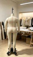 Mannequin Femme Grande Taille Courbes (16) pour la Confection de Vêtements et le Drapage – Hanches et Poitrine Généreuses