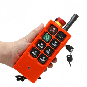 Nhiệm vụ nặng nề 4-nút điều khiển cần cẩu không dây điều khiển từ xa cho công nghiệp nâng hoạt động - Product Image 5