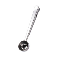 Cuillère à mesurer en acier inoxydable 304 avec longue poignée échelle de 10ml-30ml pour application sûre de lait en poudre de café