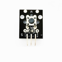 KY-004 interrupteur tactile 3 broches bouton poussoir interrupteur capteur Module 6x6x5mm tactile interrupteur d'alimentation bricolage Kit capteur Module