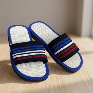 Huong Que DCQ-21 Fashionable Rubber Light Slides Open Sandals Flat Design Stylish Casual Indoor <b>Beach</b> <b>Shoes</b> Summer Massage - Product Image 3