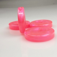 Pierres de backgammon magenta de 44mm, contrôleur en résine de qualité supérieure, accessoires de jeu de société fabriqués à la main