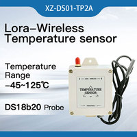 Sonde de température sans fil LoRa -45~125 ° Transmetteur de température industriel alimenté par batterie pour la surveillance de la chaîne du froid