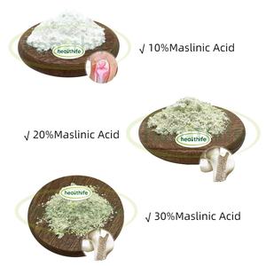 Poudre d'extrait de feuille d'olivier en gros d'usine de qualité alimentaire Healthife 10% 20% 30% acide maslinique - Product Image 2