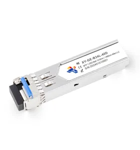 Transceptor de fibra óptica modo único 1,25G bidi 20km 1490nm 1310nm LC SC DDM Sfp módulo óptico 20km