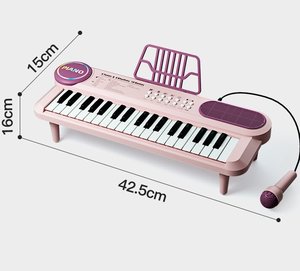 Wholesale Instrument Kids Piano Toys 37 Keys Multifunctional Electronic Piano Sensory Toys Birthday <b>Present</b> - Product Image 5